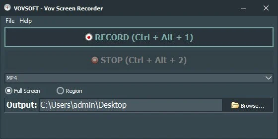 VovSoft Screen Recorder 5.1 Multilingual