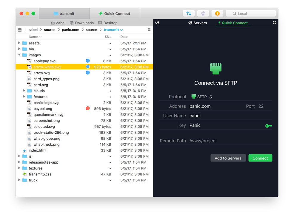 Transmit 5.11.7 MacOSX