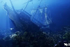 水下沉船环境 – Underwater Sunken Ship Environment ( Underwater Sunken Ship Ship Underwater )