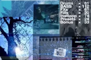 N_Dog Sample Pack Vol.01 硬核电子采样包 381个WAV音色资源下载