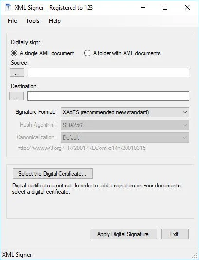 XML Signer 6.4