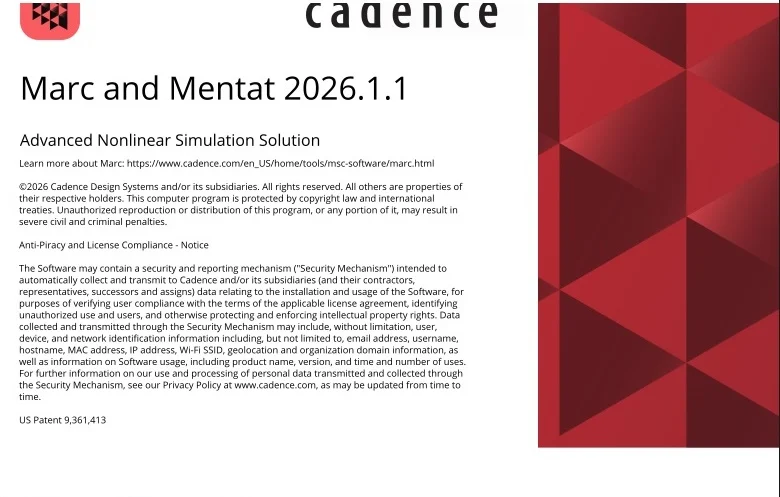 Cadence MSC Marc 2026.1.1 x64