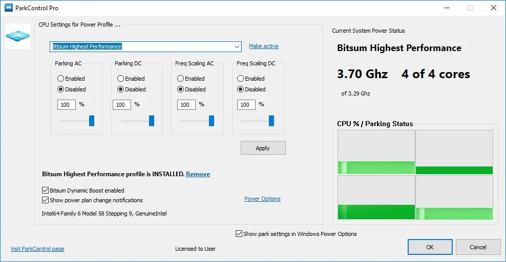 Bitsum ParkControl Pro 6.0.1.8 Multilingual