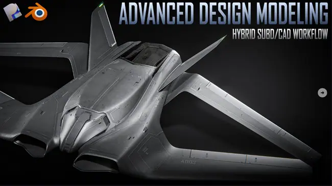 Artstation – Advanced Design Modeling – Hybrid Subd\CAD Workflow – Blender + Plasticity