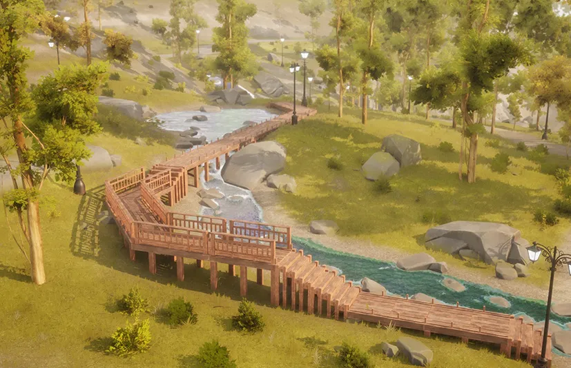 准备地图 第二卷 - 桥梁环境 自然 - Ready Map Vol 2 - Bridge Environment Nature