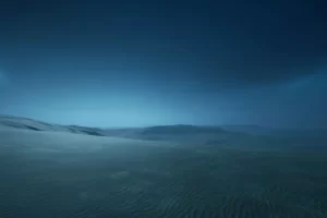 极光天空山脉沙漠场景 – Elite Landscapes: Desert