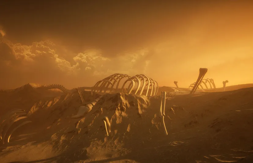 极光天空山脉沙漠场景 - Elite Landscapes: Desert II
