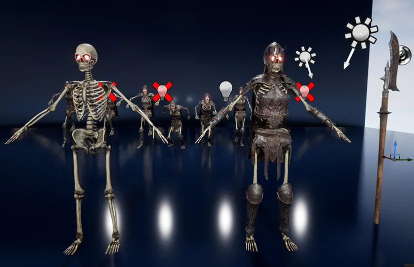 骷髅守卫(模块化) - Skeleton Guard (Modular)