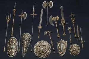 中世纪奇幻武器包 – Fantasy Weapons Pack