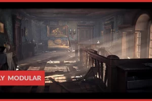 废弃宅邸模块化场景资产包 – Abandoned Mansion _ Fully Modular Asset Pack