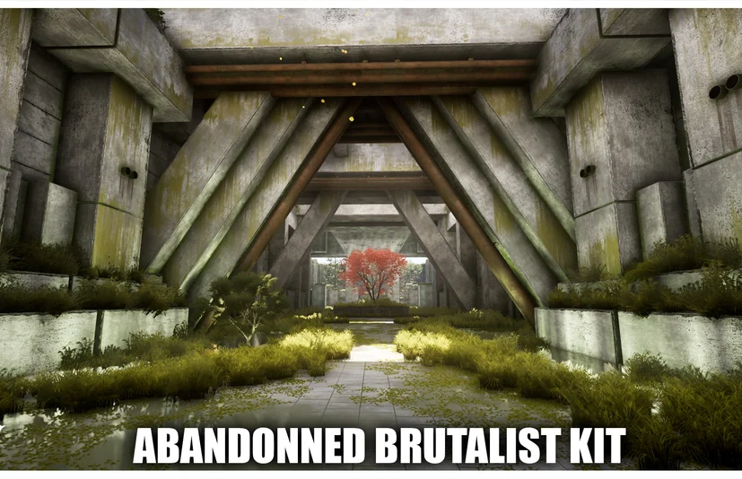 废弃粗野风格套件 - Abandonned Brutalist Kit