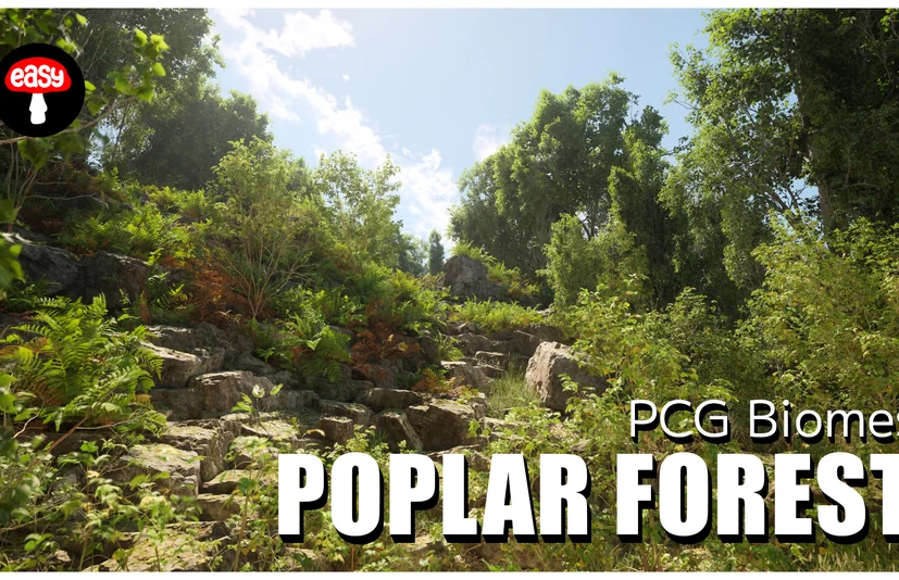阔叶杨树林 PCG 生态群系 - Broadleaf Poplar Forest - PCG Biome