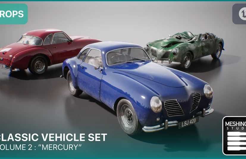 经典车辆集- V.02：水星 - Classic Vehicle Set - V.02: Mercury