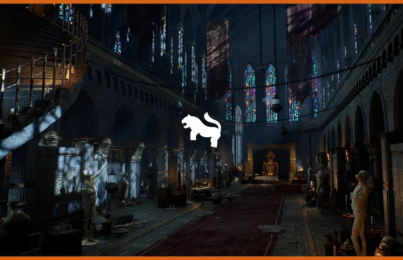 暗黑奇幻教堂环境包 - Dark Fantasy Church Environment ( Fantasy Church Medieval Medieval Fantasy 3D )