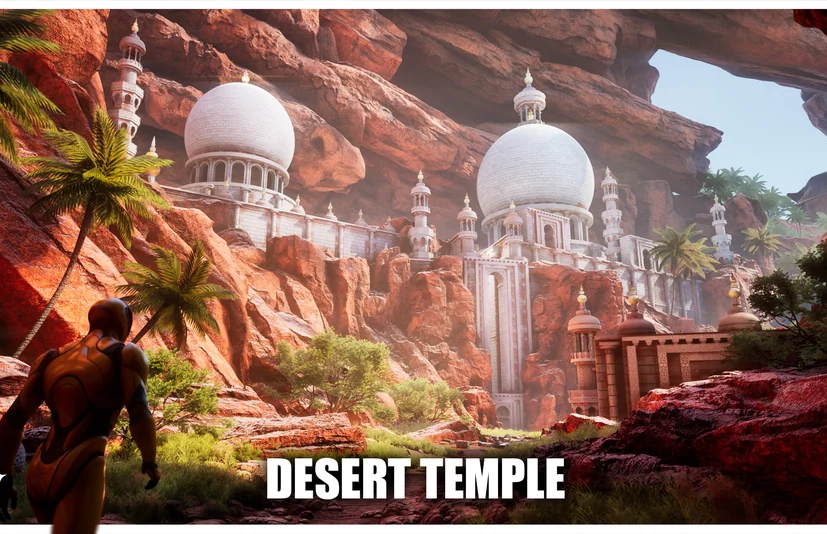 沙漠神庙模块化套件 - Desert Temple Modular Kit