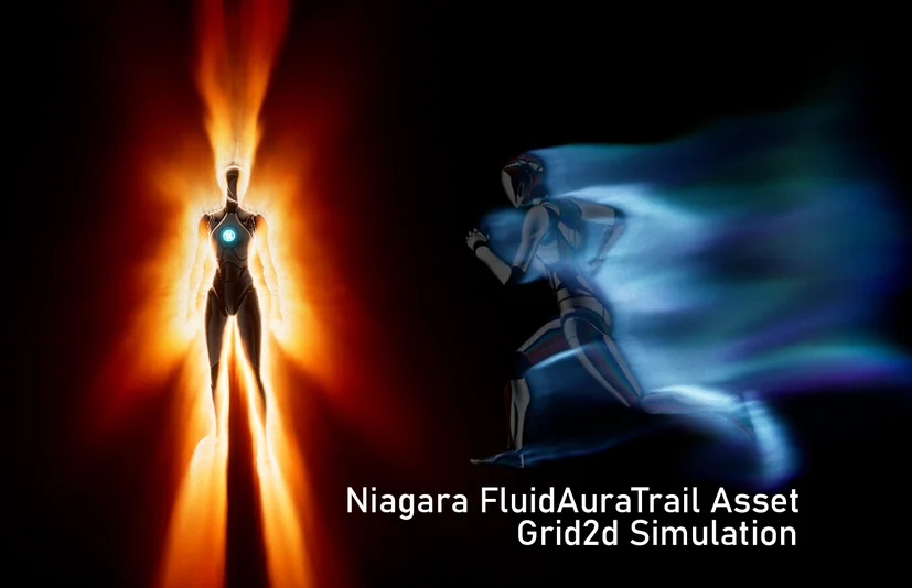 流体辉光拖尾 2D 网格特效 - FluidAuraTrail Grid2d