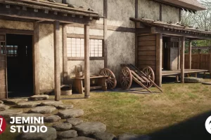 日式模块化民家(含内饰) – Japanese Modular Folk House (With Interiors)
