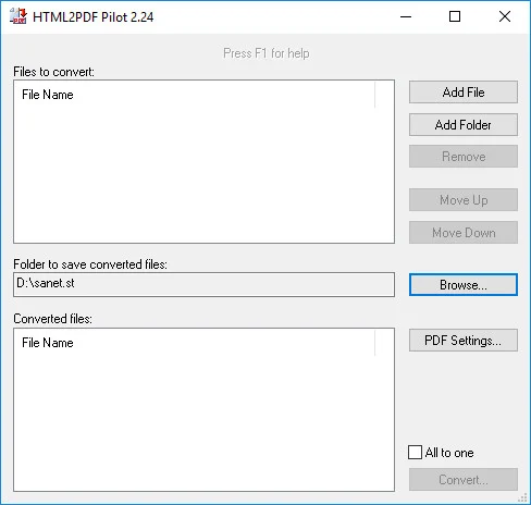 HTML2PDF Pilot 2.33.3