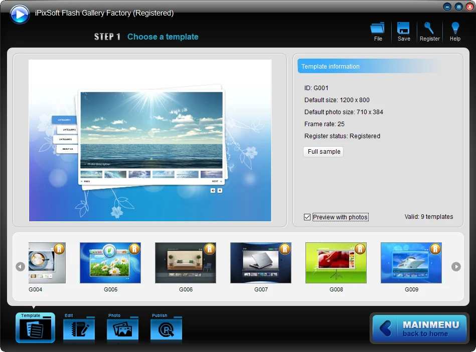 iPixSoft Flash Gallery Factory 3.8.1 Multilingual