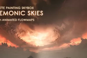 Demonic Skies 天空盒包 – Matte Painting Skybox Pack: Demonic Skies