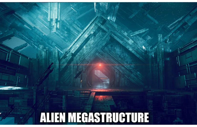 科幻外星巨型结构场景 - MEGASTRUCTURE: Alien Modular Sci-Fi World