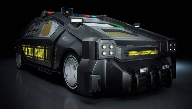 Kitbash3D – Cyberpunk Vehicle