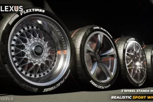 写实运动轮毂2 – 虚幻引擎 – Realistic Sport Wheels 2 – Unreal Engine
