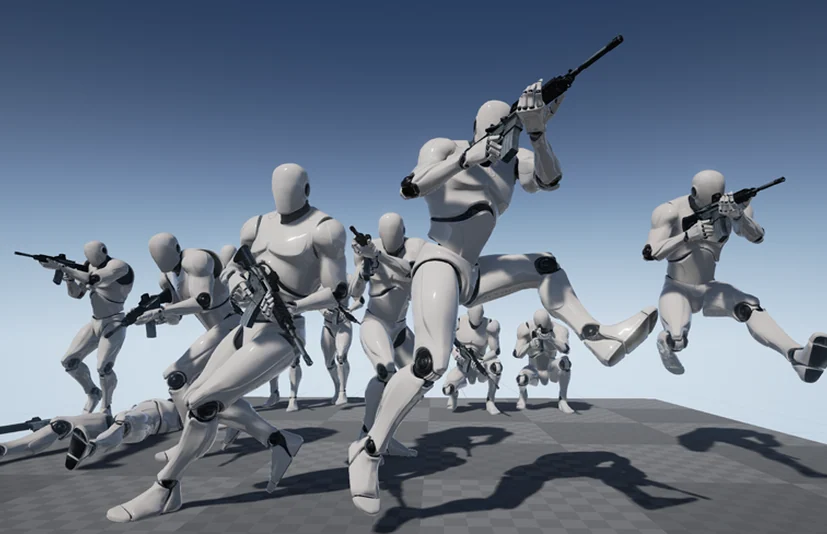 步枪射击动画包 - Rifle Shooter Pro - MoCap Animation Pack