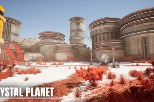 科幻水晶星球 – Science Fiction Crystal planet