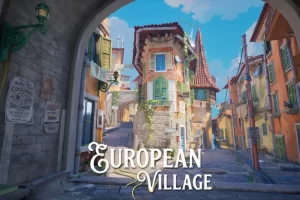 风格化欧洲村庄场景 – Stylized European Village
