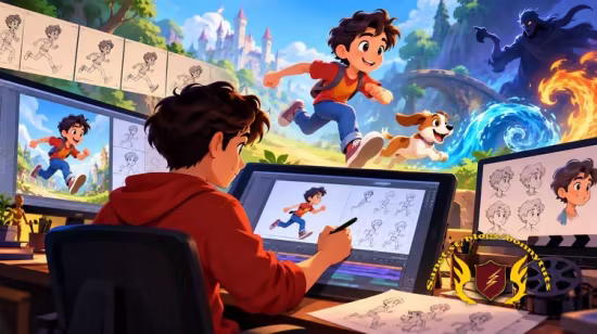零基础学2D动画与VFX：Toon Boom Harmony和Adobe Animate全攻略