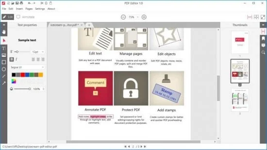 Icecream PDF Editor Pro 3.34 Multilingual