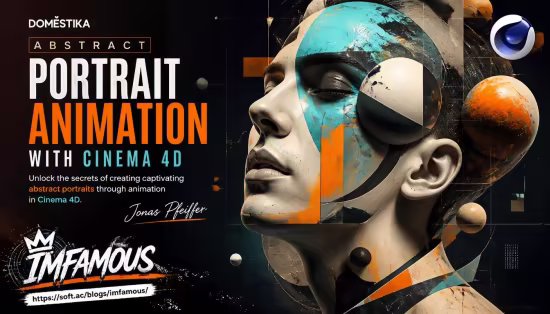 Cinema 4D抽象人像动画教程：Jonas Pfeiffer中级进阶课程