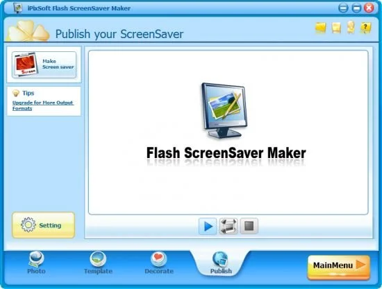 iPixSoft Flash ScreenSaver Maker 5.0.1 Multilingual