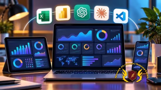 Power BI & Excel with AI: ChatGPT, Claude & Dashboards