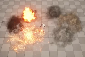 俯视角游戏模式 – 爆炸特效 – TopDown game mode – Explosions VFX