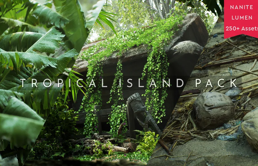 热带丛林岛屿环境包 - Tropical Island Pack