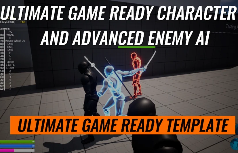 终极游戏就绪角色及敌人人工智能系统 - Ultimate Game Ready Character and Enemy AI